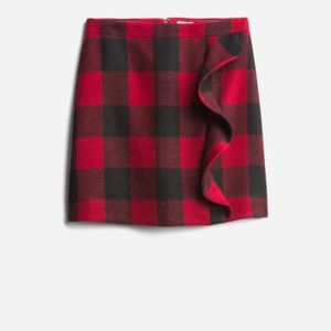 Red JCrew skirt